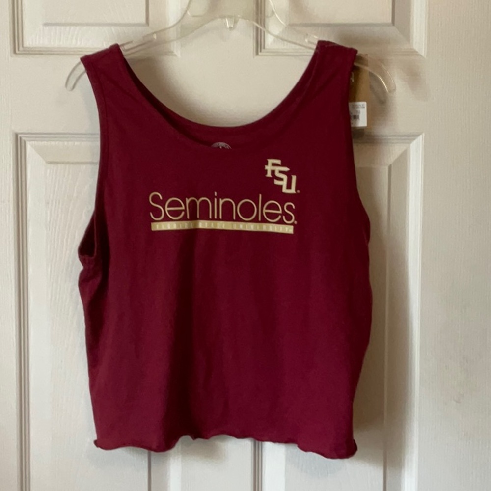 Rivalry Threads Florida State Seminoles Collegiate Pull Over Tank Top Size Large